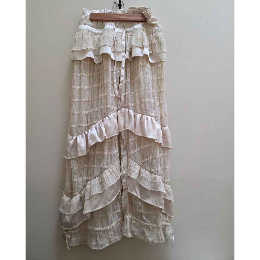 Free People Belle Ruffle Pants - Picture 5 of 9